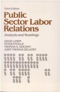 Public Sector Labor Relations - Lewin, David
