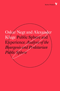 Public Sphere and Experience: Analysis of the Bourgeois and Proletarian Public Sphere