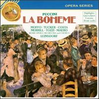 Puccini: La Boheme (Highlights) - Adelio Zagonara (vocals); Anna Moffo (soprano); Giorgio Onesti (bass); Giorgio Tozzi (bass); Marie Costa (soprano);...