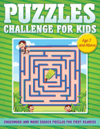 Puzzle Challenge for Kids: Crossword and Word Search Puzzles