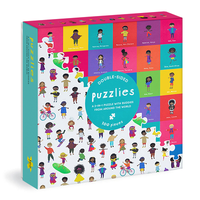 Puzzlies: 100-Piece, Double-Sided Jigsaw Puzzle - Buddies, Worldwide (Creator)