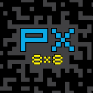 Px 8x8: 8px X 8px Pixel Art Sketchbook, Sketchpad and Drawing Pad for Pixel Artists, Indie Game Developers, Retro Video Game Makers & Pixel Art Character Designers