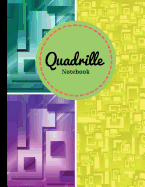 Quadrille Notebook: Quad Ruled (4x4)- Cute Graphing Composition Notebook - Soft Cover - 8.5