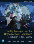 Quality Management for Organizational Excellence: Introduction to Total Quality