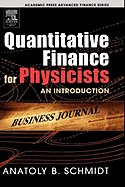 Quantitative Finance for Physicists: An Introduction