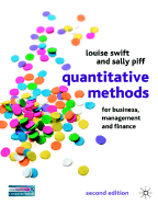 Quantitative Methods: for Business, Management and Finance