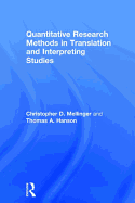 Quantitative Research Methods in Translation and Interpreting Studies
