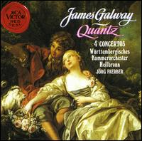 Quantz: 4 Concertos - James Galway (flute); Wrttemberg Chamber Orchestra; Jrg Faerber (conductor)