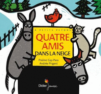 Quatre Amis Dans La Neige