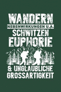 Quell Der Gro?artigkeit: Notizbuch / Notizheft F?r Wandern Berg-Wandern Bergsteigen Klettern Outdoor Trekking A5 (6x9in) Liniert Mit Linien