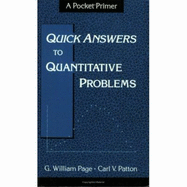 Quick Answers to Quantitative Problems: A Pocket Primer