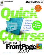 Quick Course in Microsoft FrontPage 2000