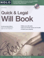 Quick & Legal Will Book - Clifford, Denis, Attorney