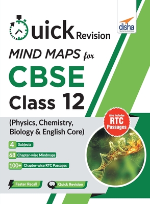 Quick Revision MINDMAPS for CBSE Class 12 Physics Chemistry Biology & English Core - Disha Experts