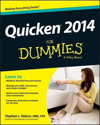 Quicken 2014 for Dummies - Nelson, Stephen L, CPA