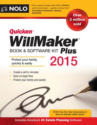 Quicken Willmaker Plus: Book & Software Kit - Nolo Press (Creator)