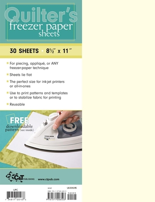 Quilter's Freezer Paper Sheets - C&t Publishing