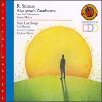 R. Strauss: Also Sprach Zarathustra; Four Last Songs - Eva Marton (soprano); Glenn Dicterow (violin)