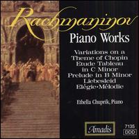 Rachmaninov: Piano Works - Ethella Chuprik (piano)