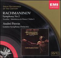 Rachmaninov: Symphony No. 2; Vocalise; Intermezzo & Dance ("Aleko") - London Symphony Orchestra; Andr Previn (conductor)