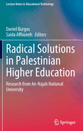 Radical Solutions in Palestinian Higher Education: Research from An-Najah National University