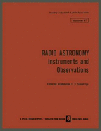 Radio Astronomy: Instruments and Observations