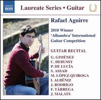 Rafael Aguirre: 2010 Winner "Alhambra" International Guitar Competition - Rafael Aguirre Miarro (guitar)