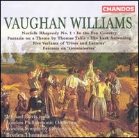 Ralph Vaughan Williams: Norfolk Rhapsody No. 1; In the Fen Country; Fantasia on a Theme by Thomas Tallis; etc. - Michael Davis (violin); Skaila Kanga (harp); London Philharmonic Orchestra; Bryden Thomson (conductor)