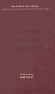 Ramadan Frugality Thanksgiving
