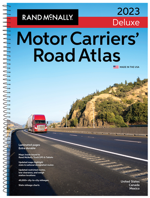 Rand McNally 2023 Deluxe Motor Carriers' Road Atlas - Rand McNally