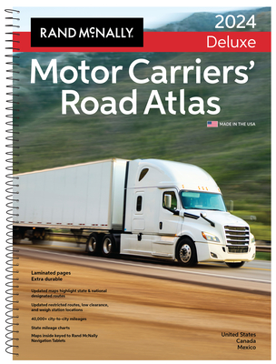 Rand McNally 2024 Deluxe Motor Carriers' Road Atlas - Rand McNally