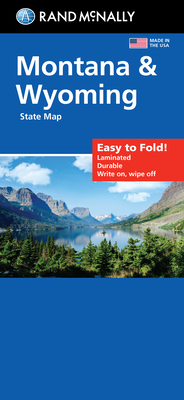Rand McNally Easy to Fold: Montana, Wyoming Laminated Map - Rand McNally