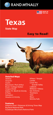 Rand McNally Easy to Read: Texas State Map - Rand McNally
