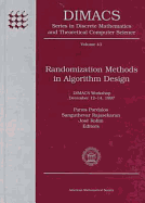 Randomization Methods in Algorithm Design: Dimacs Workshop, December 12-14, 1997