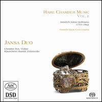Rare Chamber Music, Vol. 2: Heinrich Anton Hoffmann - Christine Rox (violin); Jansa Duo; Klaus-Dieter Brandt (cello)