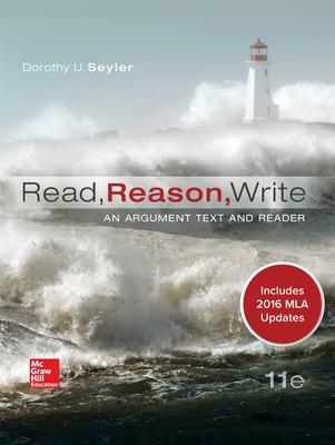 Read, Reason, Write 11E MLA 2016 Update - Seyler, Dorothy