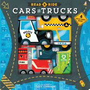 Read & Ride: Cars & Trucks: 4 Board Books Inside! (Toy Book for Children, Kids Book about Trucks and Cars