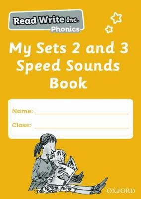 Read Write Inc. Phonics: My Sets 2 and 3 Speed Sounds Book (Pack of 5) - Miskin, Ruth