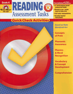 Reading Assessment Tasks: Grade K: Quick Check Activities