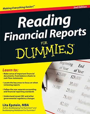 Reading Financial Reports for Dummies - Epstein, Lita, MBA