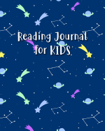 Reading Journal for Kids: In Outer Space Reading Log for Children - Your Kids Can Keep Track of All the Books They Read - 8 x 10 Inches - 100 Pages with Reading Review on Each Page