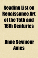Reading List on Renaissance Art of the 15th and 16th Centuries