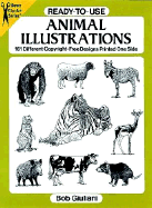 Ready-To-Use Animal Illustrations: 161 Different Copyright-Free Designs Printed One Side