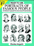 Ready-To-Use Portraits of Famous People: 121 Copyright-Free Designs Printed One Side