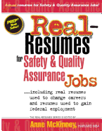 Real-Resumes For Safety & Quality Assurance Jobs - McKinney, Anne