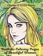 realistic coloring pages of beautiful women: Add Colors to Pretty Female Faces