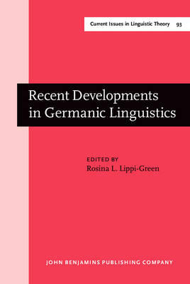 Recent Developments in Germanic Linguistics - Lippi-Green, Rosina L. (Editor)