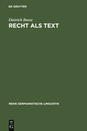 Recht ALS Text