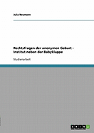 Rechtsfragen Der Anonymen Geburt - Institut Neben Der Babyklappe