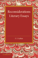 Reconsiderations: Literary Essays